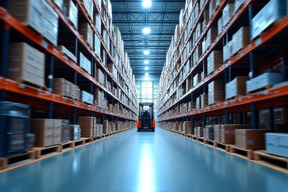 Modern logistics warehouse operations